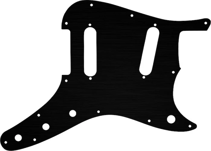 WD Custom Pickguard For Fender 1956-1964 Duo-Sonic #27 Simulated Black Anodized