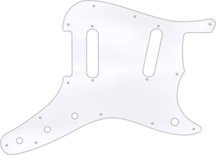 WD Custom Pickguard For Fender 1956-1964 Duo-Sonic #45 Clear Acrylic