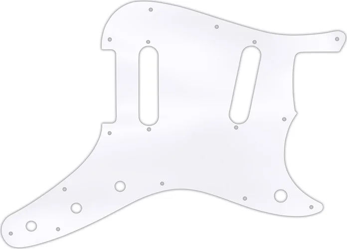 WD Custom Pickguard For Fender 1956-1964 Duo-Sonic #45T Clear Acrylic Thin