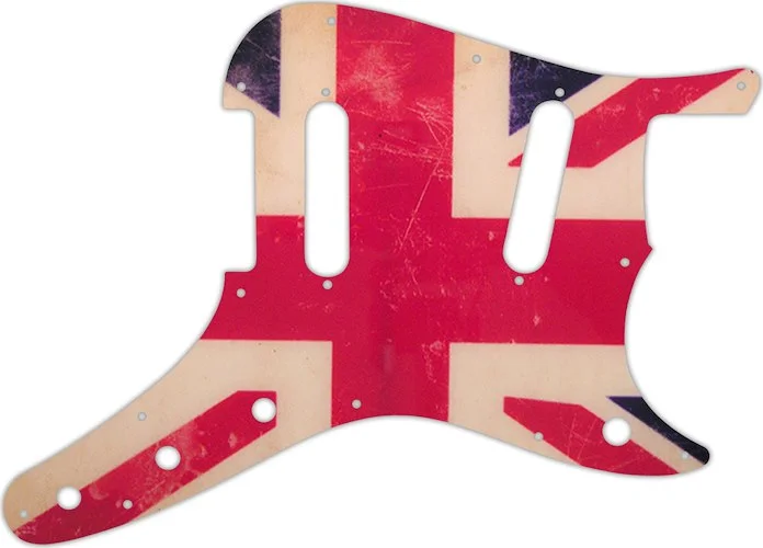 WD Custom Pickguard For Fender 1956-1964 Duo-Sonic #G04 British Flag Relic Graphic