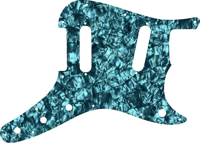 WD Custom Pickguard For Fender 1956-1964 Duo-Sonic 12 Hole #28AQ Aqua Pearl/Black/White/Black