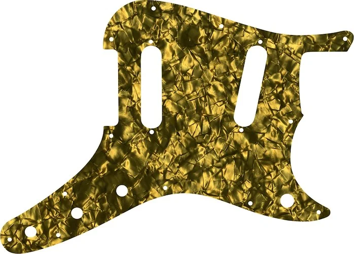 WD Custom Pickguard For Fender 1956-1964 Duo-Sonic 12 Hole #28GD Gold Pearl/Black/White/Black