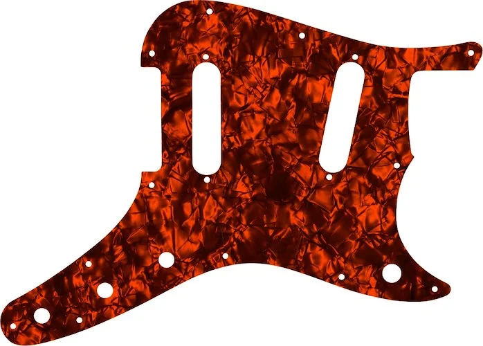 WD Custom Pickguard For Fender 1956-1964 Duo-Sonic 12 Hole #28OP Orange Pearl/Black/White/Black