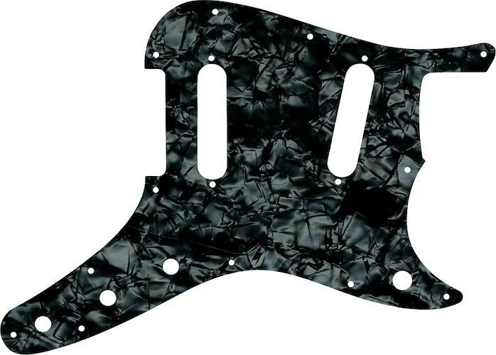 WD Custom Pickguard For Fender 1956-1964 Duo-Sonic 12 Hole #28JBK Jet Black Pearl