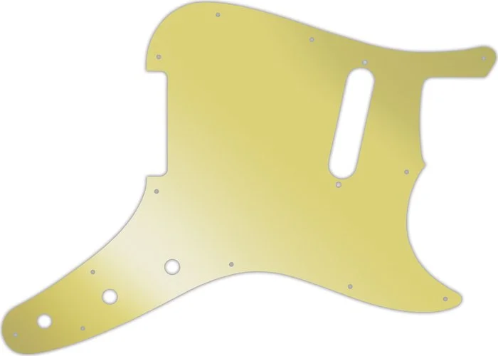 WD Custom Pickguard For Fender 1957-1976 Musicmaster #10GD Gold Mirror