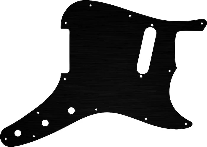 WD Custom Pickguard For Fender 1957-1976 Musicmaster #27 Simulated Black Anodized