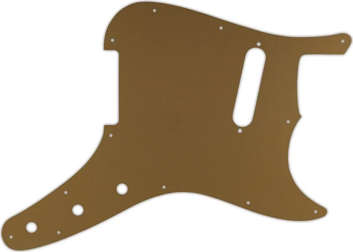 WD Custom Pickguard For Fender 1957-1976 Musicmaster #59 Gold/Clear/Gold