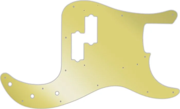 WD Custom Pickguard For Fender 1962-1964 Precision Bass #10GD Gold Mirror