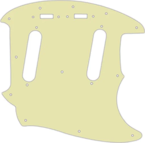 WD Custom Pickguard For Fender 1964-1982 Mustang #34T Mint Green Thin