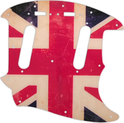 WD Custom Pickguard For Fender 1964-1982 Mustang #G04 British Flag Relic Graphic