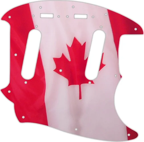 WD Custom Pickguard For Fender 1964-1982 Mustang #G11 Canadian Flag Graphic