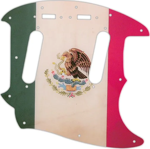 WD Custom Pickguard For Fender 1964-1982 Mustang #G12 Mexican Flag Graphic
