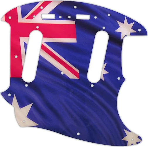 WD Custom Pickguard For Fender 1964-1982 Mustang #G13 Aussie Flag Graphic