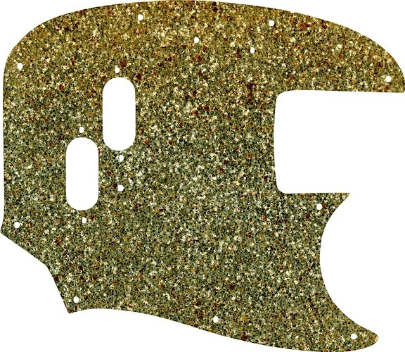 WD Custom Pickguard For Fender 1966-1983 USA Mustang Bass #60GS Gold Sparkle 