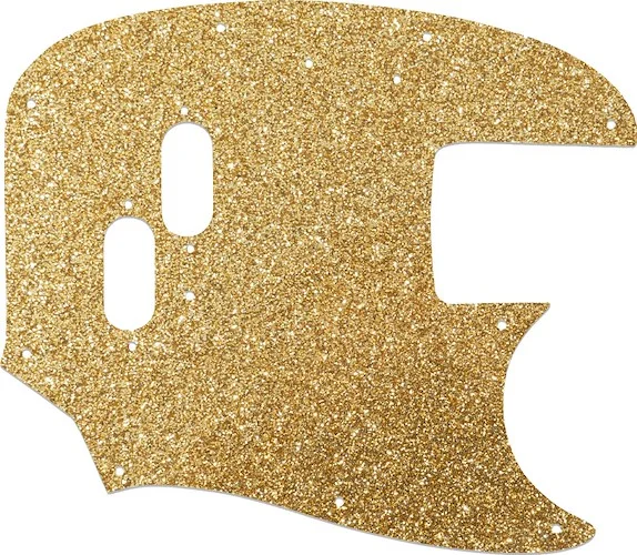 WD Custom Pickguard For Fender 1966-1983 USA Mustang Bass #60RGS Rose Gold Sparkle 