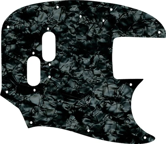 WD Custom Pickguard For Fender 1966-1983 USA Mustang Bass #28JBK Jet Black Pearl