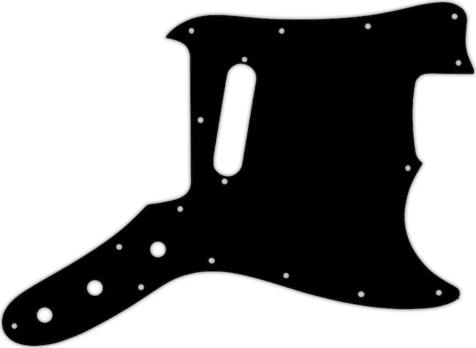 WD Custom Pickguard For Fender 1967-1981 Bronco #01T Black Thin