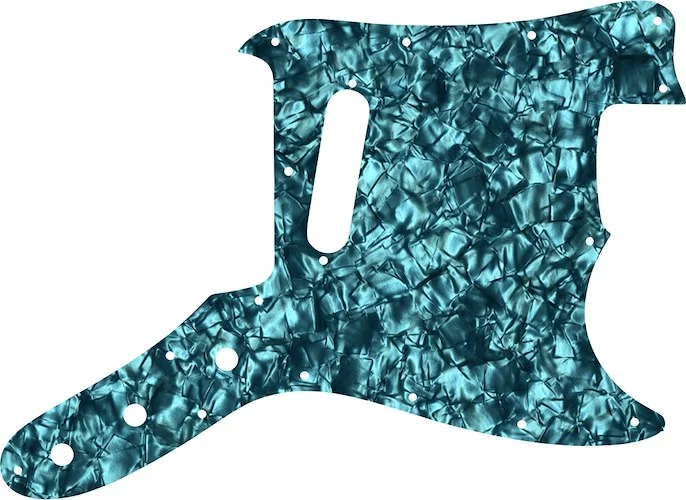 WD Custom Pickguard For Fender 1967-1981 Bronco #28AQ Aqua Pearl/Black/White/Black