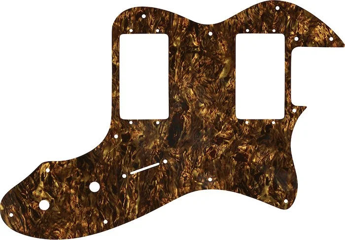 WD Custom Pickguard For Fender 1972-1978 Vintage Telecaster Thinline With Humbuckers #28TBP Tortoise Brown Pearl