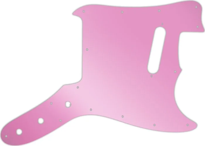 WD Custom Pickguard For Fender 1976-1981 Musicmaster #10P Pink Mirror