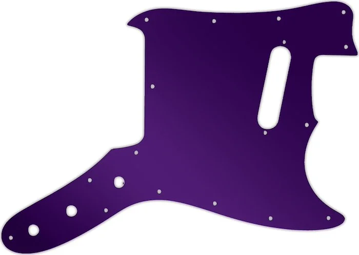 WD Custom Pickguard For Fender 1976-1981 Musicmaster #10PR Purple Mirror