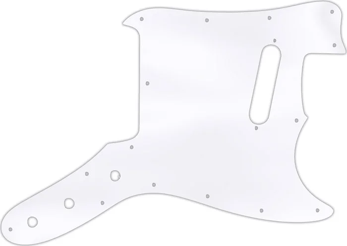 WD Custom Pickguard For Fender 1976-1981 Musicmaster #45T Clear Acrylic Thin