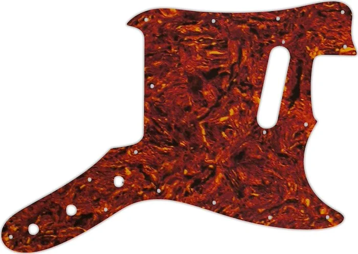 WD Custom Pickguard For Fender 1976-1981 Musicmaster #05W Tortoise Shell/White