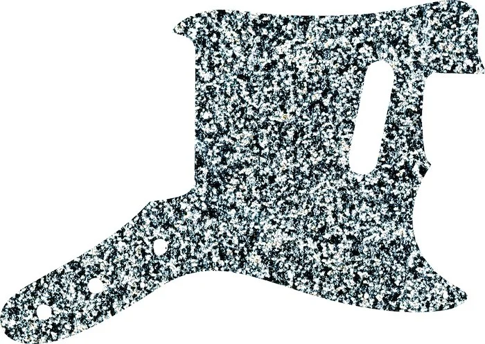 WD Custom Pickguard For Fender 1976-1981 Musicmaster #60SS Silver Sparkle 