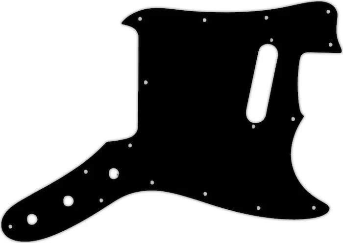 WD Custom Pickguard For Fender 1976-1981 Musicmaster #03G Black/Green/Black