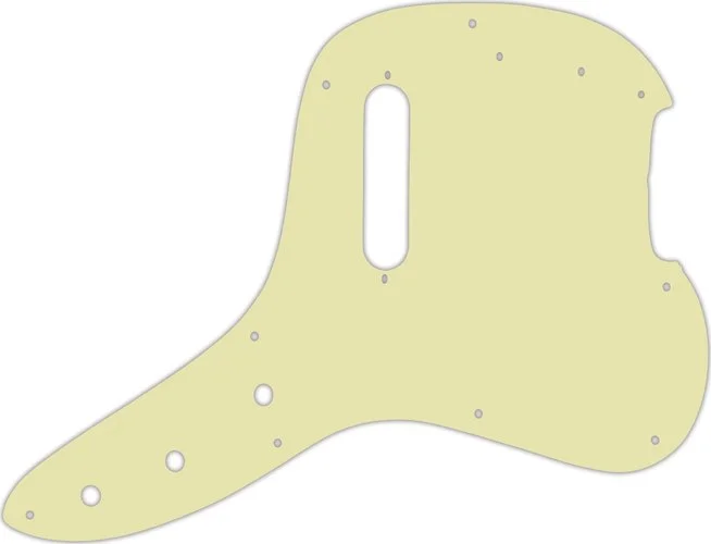 WD Custom Pickguard For Fender 1978 Musicmaster Bass #34 Mint Green 3 Ply