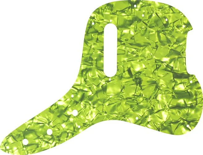 WD Custom Pickguard For Fender 1978 Musicmaster Bass #28LGR Lime Green Pearl