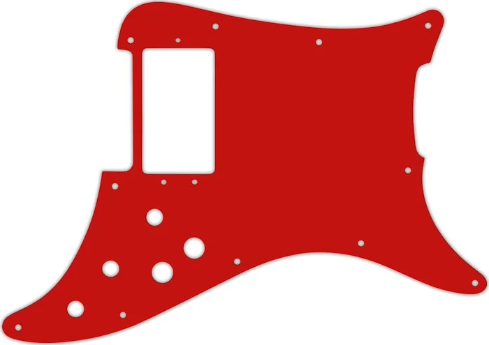 WD Custom Pickguard For Fender 1979-1982 Lead I #07S Red Solid