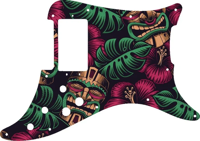 WD Custom Pickguard For Fender 1979-1982 Lead I #GAL01 Aloha Tiki Graphic