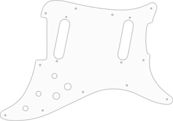 WD Custom Pickguard For Fender 1979-1982 Lead II #02 White