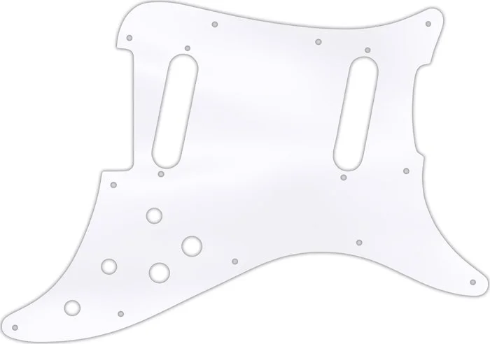 WD Custom Pickguard For Fender 1979-1982 Lead II #45T Clear Acrylic Thin