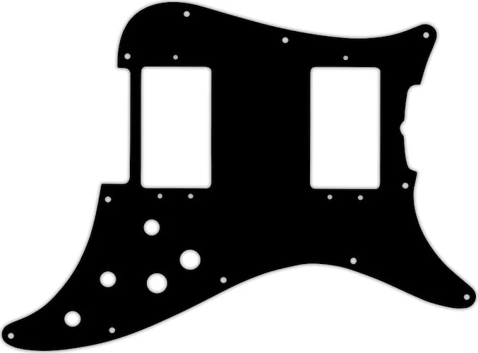 WD Custom Pickguard For Fender 1979-1982 Lead III #09 Black/White/Black/White/Black