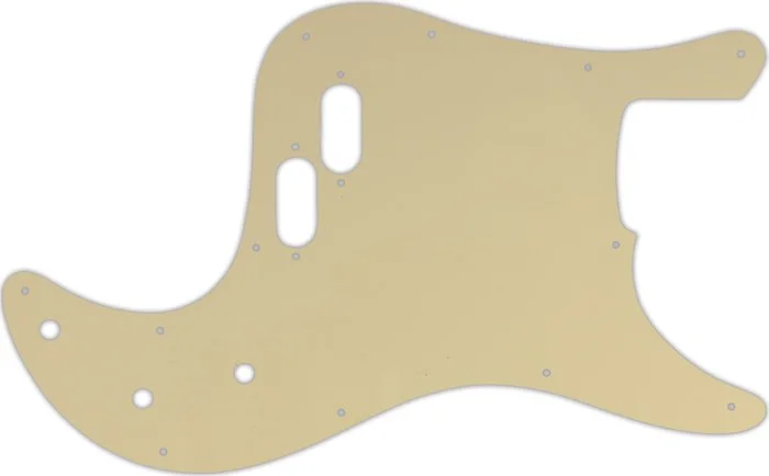 WD Custom Pickguard For Fender 1981-1985 Bullet Bass #06T Cream Thin