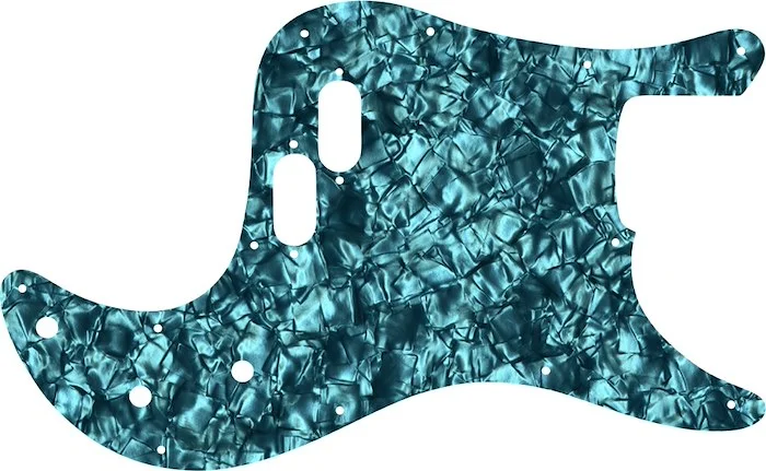 WD Custom Pickguard For Fender 1981-1985 Bullet Bass #28AQ Aqua Pearl/Black/White/Black