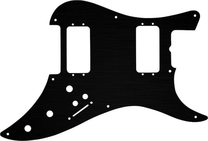 WD Custom Pickguard For Fender 1982 H-2 Bullet #27T Simulated Black Anodized Thin