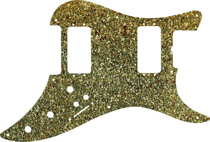 WD Custom Pickguard For Fender 1982 H-2 Bullet #60GS Gold Sparkle 