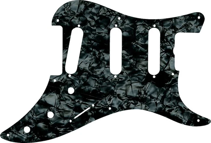 WD Custom Pickguard For Fender 1983 Bullet Deluxe S-3 #28JBK Jet Black Pearl