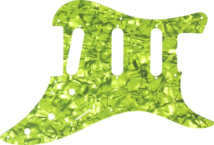 WD Custom Pickguard For Fender 1983 Bullet Deluxe S-3 #28LGR Lime Green Pearl