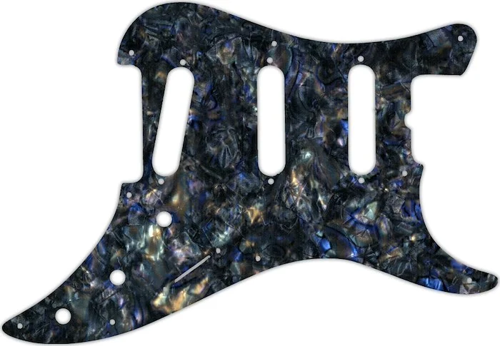 WD Custom Pickguard For Fender 1983 Bullet S-3 #35 Black Abalone