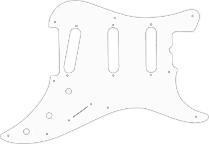 WD Custom Pickguard For Fender 1983 Bullet S-3 #02T White Thin