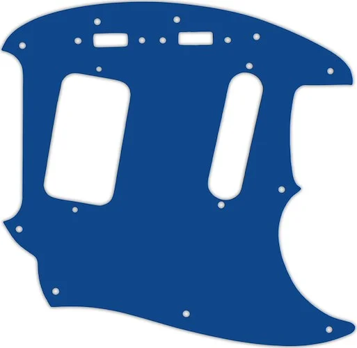 WD Custom Pickguard For Fender 1990's Jag-Stang #08 Blue/White/Blue