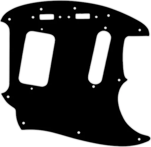 WD Custom Pickguard For Fender 1990's Jag-Stang #09 Black/White/Black/White/Black