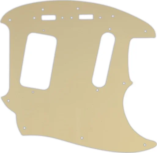 WD Custom Pickguard For Fender 1990's Jag-Stang #06T Cream Thin