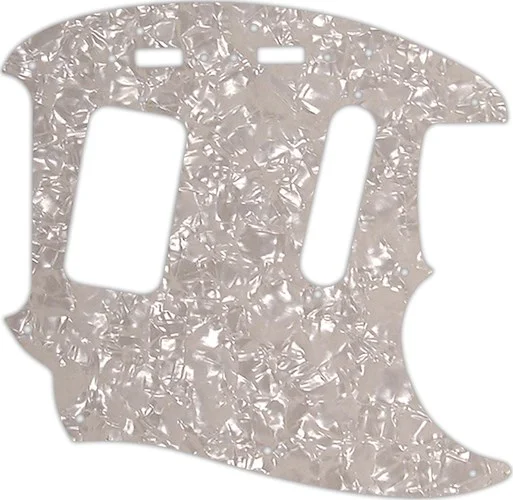 WD Custom Pickguard For Fender 1990's Jag-Stang #28A Aged Pearl/White/Black/White