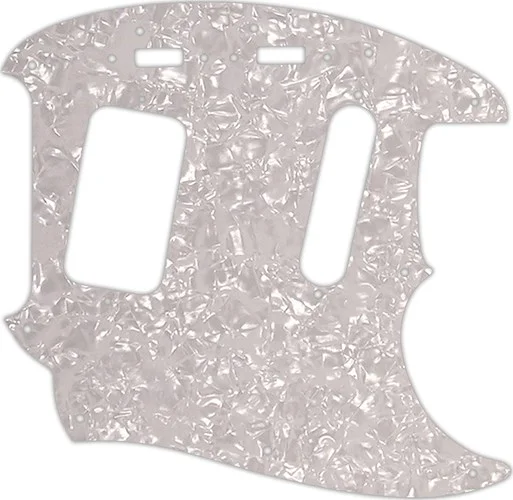 WD Custom Pickguard For Fender 1990's Jag-Stang #28 White Pearl/White/Black/White