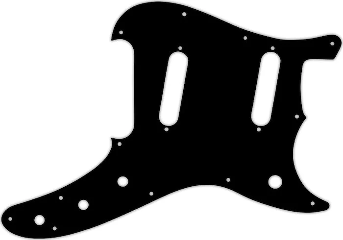 WD Custom Pickguard For Fender 1993-1996 Duo-Sonic Reissue #01 Black